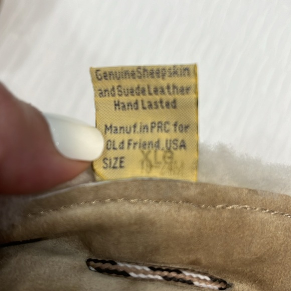 Old Friend Sheepskin & Suede Baby Softsole Infant and Toddler XL boots - Picture 10 of 10